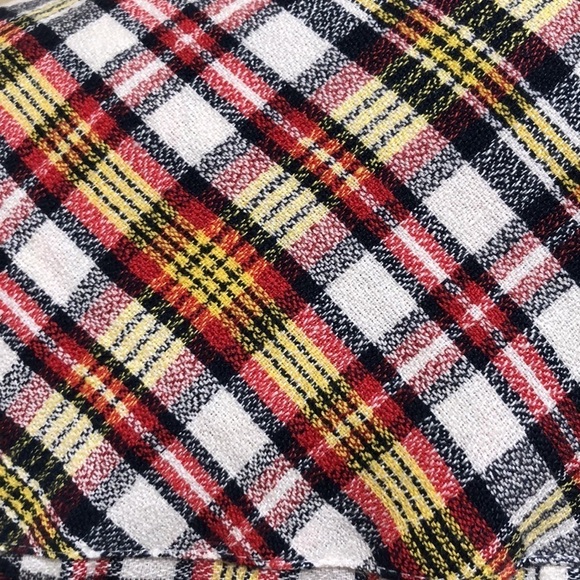 NWT Veronica Beard Corrine Shirt Dress Shirtdress Size 0 Red Multicolored Plaid - Picture 6 of 13